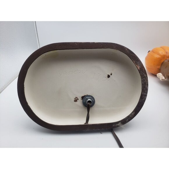 Halloween Ceramic Scarecrow Jack O Lantern Pumpkins For Sale Fall Decor Vintage - Picture 8 of 11